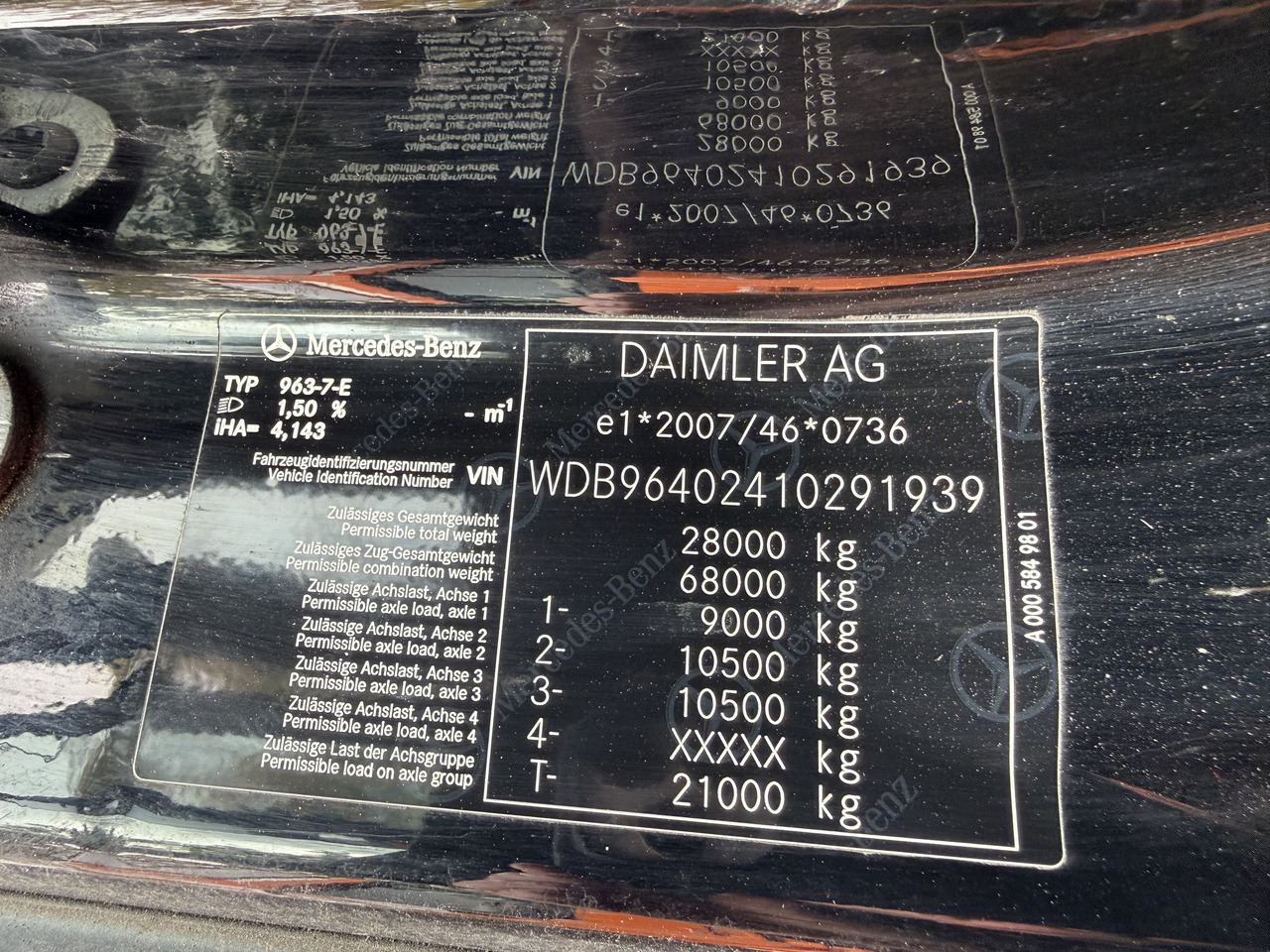 Mercedes-Benz Arocs 2653 6X4 Kran Kesla 2124L - Тягач: фото 5 Mercedes-Benz Arocs 2653 6X4 Kran Kesla 2124L - Тягач: фото 5