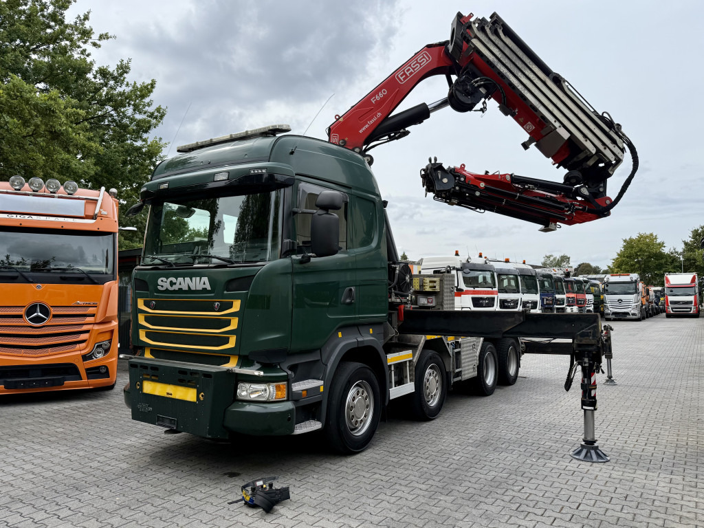 Scania R450 8X4 Kran Fassi F660 bis 34 Meter - Тягач: фото 1 Scania R450 8X4 Kran Fassi F660 bis 34 Meter - Тягач: фото 1