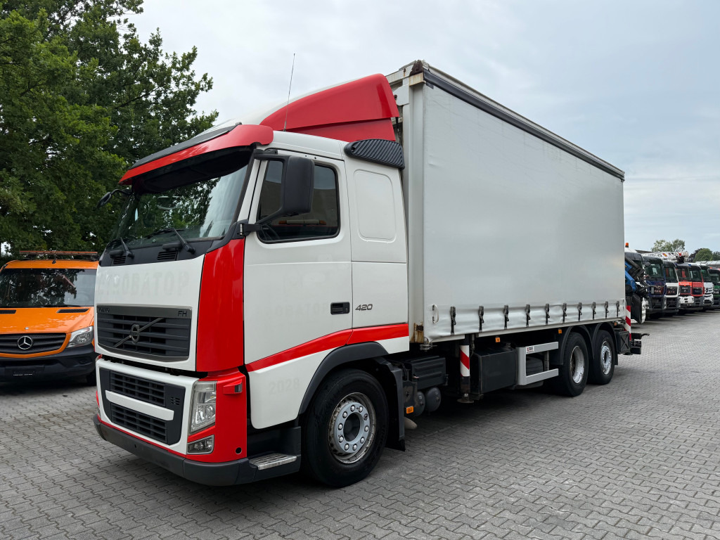 Volvo FH420 6X2*4 Palfinger 29002 bis 27 Meter - Тентованный грузовик, Автоманипулятор: фото 1 Volvo FH420 6X2*4 Palfinger 29002 bis 27 Meter - Тентованный грузовик, Автоманипулятор: фото 1