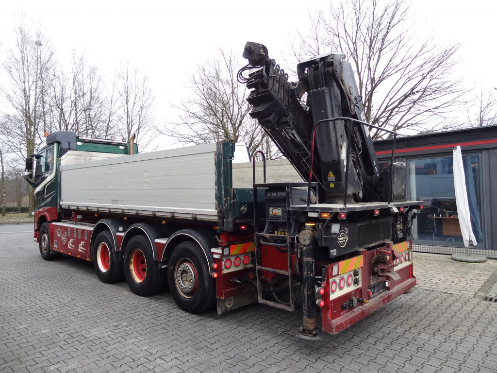 Самосвал, Автоманипулятор Volvo FH540 8X4 Kipper mit Kran Hiab 244-5: фото 11