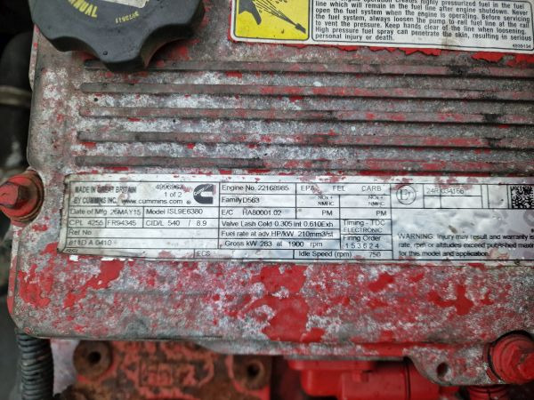 Cummins ISL9E6380 Engine (Bus) - Двигатель: фото 4 Cummins ISL9E6380 Engine (Bus) - Двигатель: фото 4