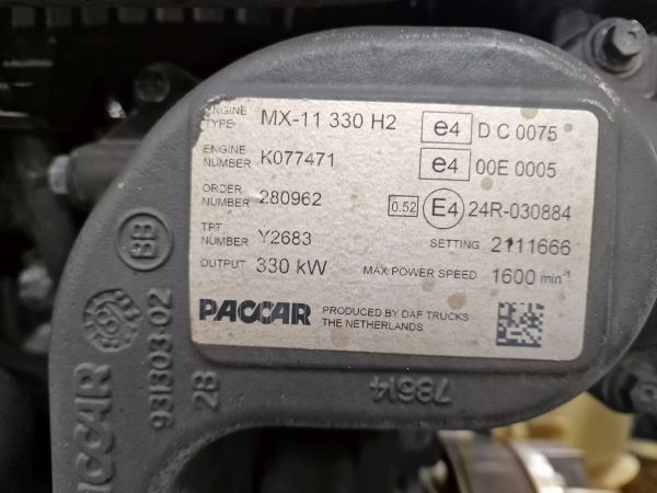 DAF MX-11 330 H2 Engine (Truck) - Двигатель для Грузовиков: фото 2 DAF MX-11 330 H2 Engine (Truck) - Двигатель для Грузовиков: фото 2
