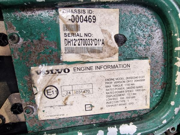 Volvo DH12D340 EC01 Engine (Bus) - Двигатель: фото 2 Volvo DH12D340 EC01 Engine (Bus) - Двигатель: фото 2