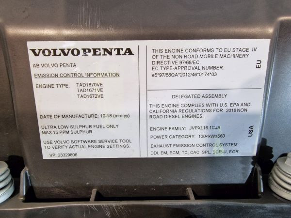 Volvo TAD1672VE Engine (Industrial) New - Двигатель для Промышленного оборудования: фото 2 Volvo TAD1672VE Engine (Industrial) New - Двигатель для Промышленного оборудования: фото 2
