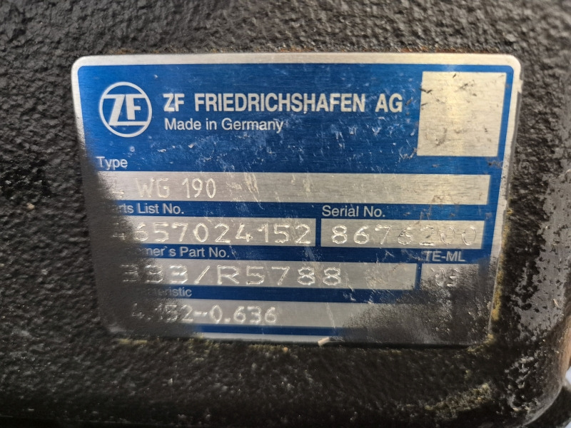 ZF Industrial JCB 4WG190 333/R5788 New Gearbox (Plant) - Коробка передач для Строительной техники: фото 2 ZF Industrial JCB 4WG190 333/R5788 New Gearbox (Plant) - Коробка передач для Строительной техники: фото 2