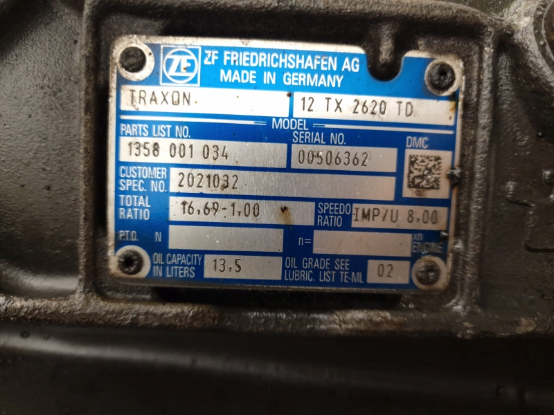 ZF Traxon 12TX2620TD DAF Spec Gearbox - Коробка передач: фото 2 ZF Traxon 12TX2620TD DAF Spec Gearbox - Коробка передач: фото 2