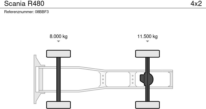 Тягач Scania R480: фото 8 Тягач Scania R480: фото 8