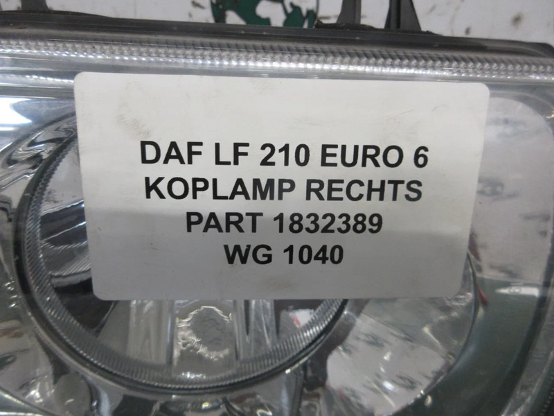 DAF 1832389 KOPLAMP RECHTS DAF LF210 MODEL 2021 - Передняя фара для Грузовиков: фото 5 DAF 1832389 KOPLAMP RECHTS DAF LF210 MODEL 2021 - Передняя фара для Грузовиков: фото 5