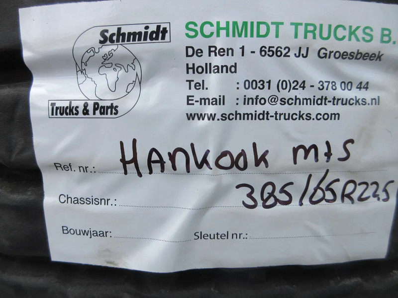 Hankook 385 / 65 R 22.5 OPLEGGER BANDEN MET STAAL WIEL - Шина для Грузовиков: фото 5 Hankook 385 / 65 R 22.5 OPLEGGER BANDEN MET STAAL WIEL - Шина для Грузовиков: фото 5