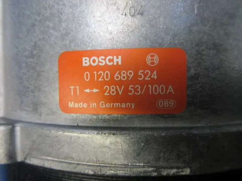 Iveco BOSCH PART NR. 0 120 689 524 T1-28V 53/100A NIEUWE !!! - Генератор для Грузовиков: фото 2 Iveco BOSCH PART NR. 0 120 689 524 T1-28V 53/100A NIEUWE !!! - Генератор для Грузовиков: фото 2