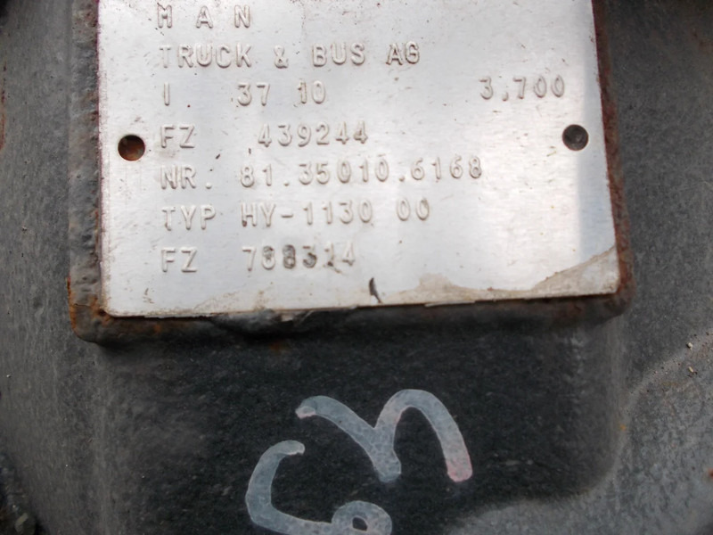 MAN 81.35010-6168 HY1130 TYPE 37:10 RATIO 3,700 TGM EURO 6 - Задняя ось для Грузовиков: фото 5 MAN 81.35010-6168 HY1130 TYPE 37:10 RATIO 3,700 TGM EURO 6 - Задняя ось для Грузовиков: фото 5