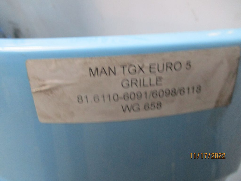 MAN 81.6110-6091//6098//6118 GRILL TGX EURO 5 - Решётка радиатора для Грузовиков: фото 2 MAN 81.6110-6091//6098//6118 GRILL TGX EURO 5 - Решётка радиатора для Грузовиков: фото 2