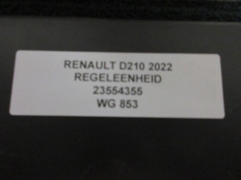 Renault 23554355 REGELEENHEIN RENAULT D210 EURO 6 - Электрическая система для Грузовиков: фото 2 Renault 23554355 REGELEENHEIN RENAULT D210 EURO 6 - Электрическая система для Грузовиков: фото 2