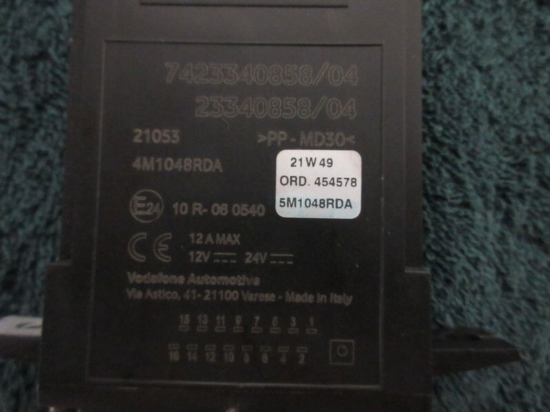 Renault 7423340850 REGELMODULATOR D210 EURO 6 MODEL 2022 - Электрическая система для Грузовиков: фото 2 Renault 7423340850 REGELMODULATOR D210 EURO 6 MODEL 2022 - Электрическая система для Грузовиков: фото 2