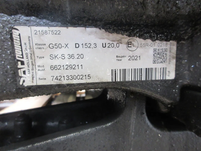 Volvo 21587522 // SAF HOLLAND G50-X D 152,3 U20,0 SK-S 3620 21587522 // SAF HOLLAND G50-X D 152,3 U20,0 SK-S 3620 MODEL 2023 - Седло для Грузовиков: фото 4 Volvo 21587522 // SAF HOLLAND G50-X D 152,3 U20,0 SK-S 3620 21587522 // SAF HOLLAND G50-X D 152,3 U20,0 SK-S 3620 MODEL 2023 - Седло для Грузовиков: фото 4