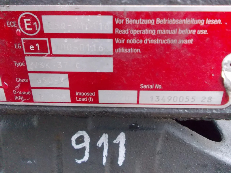 Jost G50-X D 152/JSK37C150Z1C G50-X D 152/JSK37C150Z1C DAF CF MODEL 2020 - Седло для Грузовиков: фото 5 Jost G50-X D 152/JSK37C150Z1C G50-X D 152/JSK37C150Z1C DAF CF MODEL 2020 - Седло для Грузовиков: фото 5
