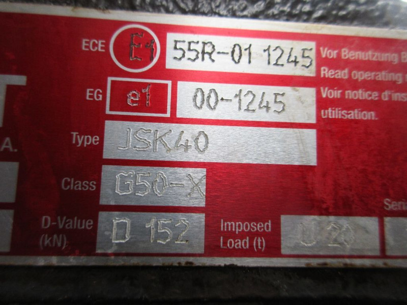 Jost JOST G 50-X D152 KOMT VAN DAF XF 106 EURO 6 - Седло для Грузовиков: фото 3 Jost JOST G 50-X D152 KOMT VAN DAF XF 106 EURO 6 - Седло для Грузовиков: фото 3