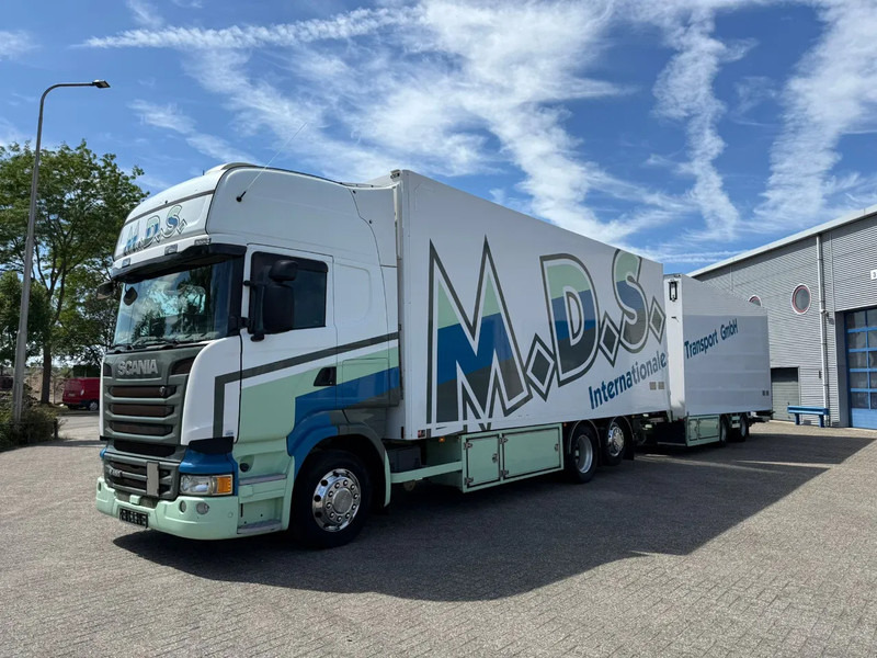 Scania R450 / RETARDER / ISOLATED GERMAN FLOWER COMBI / THROUGH-LOADING SYSTEM / SMART TACHO / 2XPLATFORM / LIFT+LENKACHSE / LWDS / EUR - Рефрижератор: фото 1 Scania R450 / RETARDER / ISOLATED GERMAN FLOWER COMBI / THROUGH-LOADING SYSTEM / SMART TACHO / 2XPLATFORM / LIFT+LENKACHSE / LWDS / EUR - Рефрижератор: фото 1