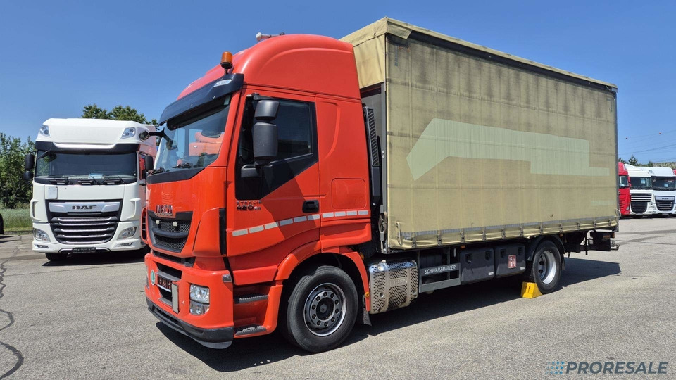 IVECO STRALIS AS 190S42 EURO 6 - valník s plachtou + hydraulické čelo - Тентованный грузовик: фото 2 IVECO STRALIS AS 190S42 EURO 6 - valník s plachtou + hydraulické čelo - Тентованный грузовик: фото 2