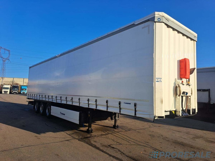 KRONE SD PROFI LINER + paletový koš 32 palet + 2 x zvedací náprava - Тентованный полуприцеп: фото 1 KRONE SD PROFI LINER + paletový koš 32 palet + 2 x zvedací náprava - Тентованный полуприцеп: фото 1