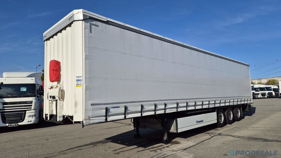 KRONE SD PROFI LINER + paletový koš 32 palet + 2 x zvedací náprava - Тентованный полуприцеп: фото 2 KRONE SD PROFI LINER + paletový koš 32 palet + 2 x zvedací náprava - Тентованный полуприцеп: фото 2