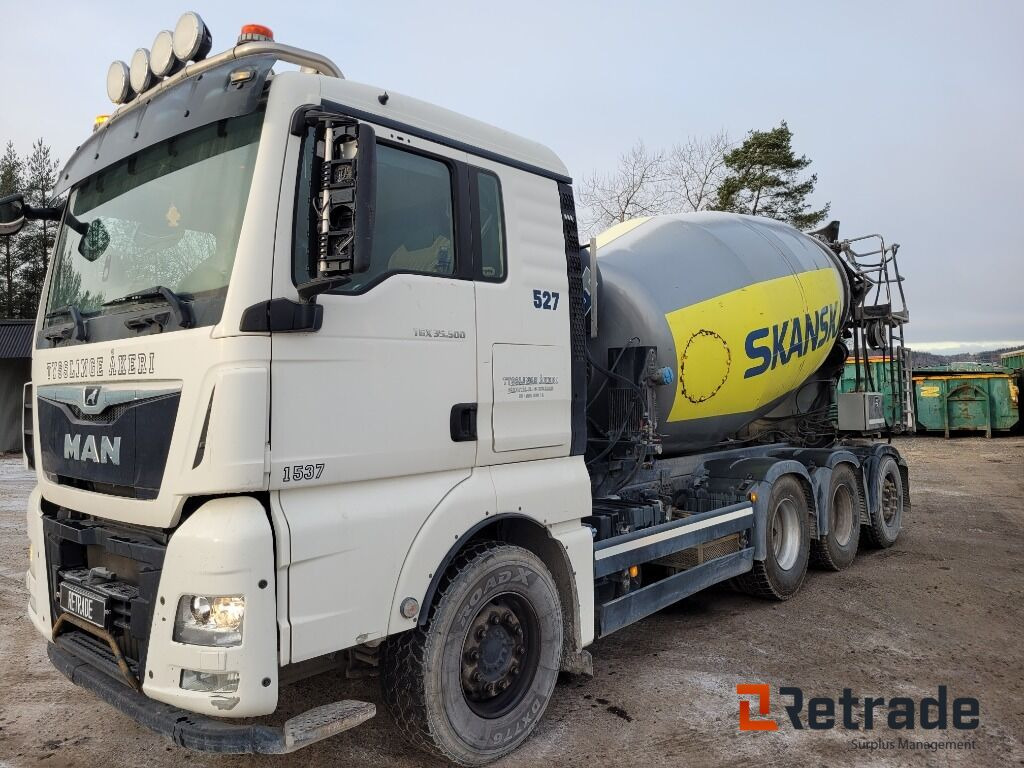 Betongbil betongroterare MAN TGX 35.500 8X4-4 BL Euro 6 - Автобетоносмеситель: фото 1 Betongbil betongroterare MAN TGX 35.500 8X4-4 BL Euro 6 - Автобетоносмеситель: фото 1