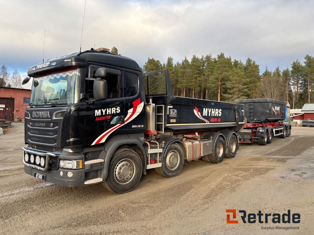 Kassettbilsekipage Scania R730 8X4 - Самосвал, Прицеп мультилифт/ Бункеровоз: фото 1 Kassettbilsekipage Scania R730 8X4 - Самосвал, Прицеп мультилифт/ Бункеровоз: фото 1