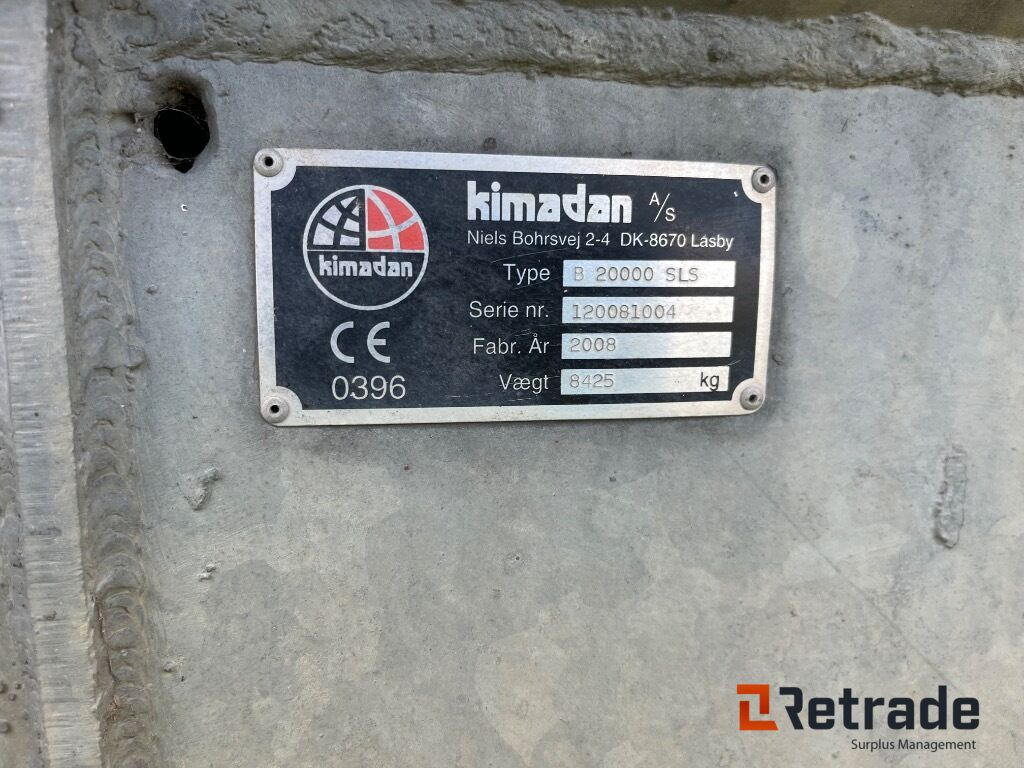 Landbrugsudstyr KIMADAN B 20000 Gyllevogn med slæbeslanger в лизинг Landbrugsudstyr KIMADAN B 20000 Gyllevogn med slæbeslanger: фото 12