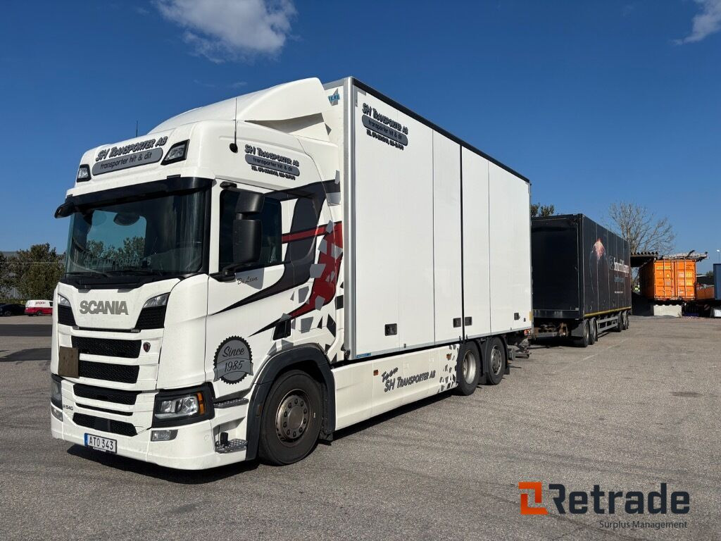 Lastbil med släp Scania R540 B6X2*4NB / NÄRKO D4HW13L62 - Грузовик с закрытым кузовом: фото 1 Lastbil med släp Scania R540 B6X2*4NB / NÄRKO D4HW13L62 - Грузовик с закрытым кузовом: фото 1