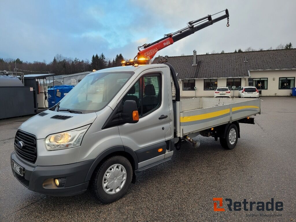 Lätt lastbil med flak och kran , Ford Transit 350 2.2 TDCi - Легковой автомобиль: фото 1 Lätt lastbil med flak och kran , Ford Transit 350 2.2 TDCi - Легковой автомобиль: фото 1