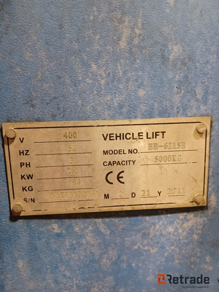 Промышленное оборудование Verkstedutstyr Løftebukk EAE EE-6215E: фото 10 Промышленное оборудование Verkstedutstyr Løftebukk EAE EE-6215E: фото 10