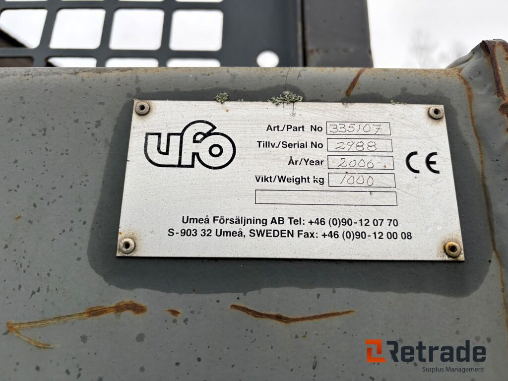 SandspridarskopaUfo 3m3 Stora bm - Строительное оборудование: фото 5 SandspridarskopaUfo 3m3 Stora bm - Строительное оборудование: фото 5