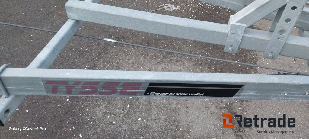 TYSSE 6257, 1300kg, 20Fot, Nesten ny! - Лодочный прицеп: фото 5 TYSSE 6257, 1300kg, 20Fot, Nesten ny! - Лодочный прицеп: фото 5