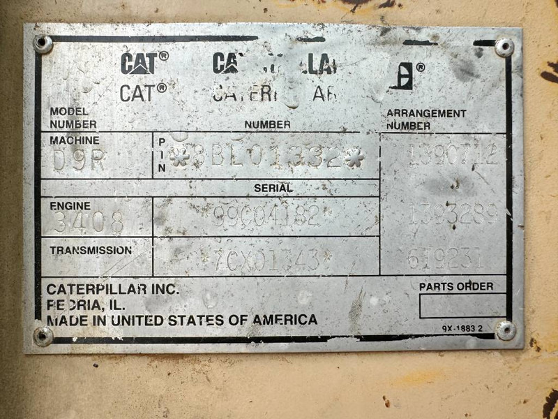 Бульдозер Cat D9R Good Working Condition: фото 15
