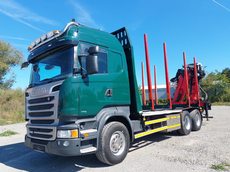 Лесовоз, Автоманипулятор Scania R490 6x4 Euro 6 Kurzholz Palfinger AHK (2): фото 1