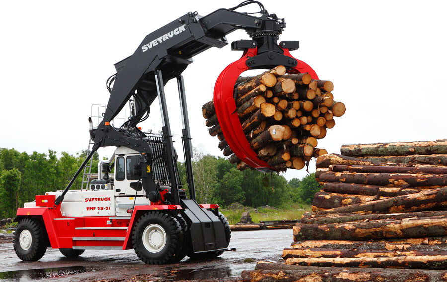 SVETRUCK TMF 12/9 HB / 1 Owner / Elme Spreader / Wood LOG A RM - Ричстакер: фото 1 SVETRUCK TMF 12/9 HB / 1 Owner / Elme Spreader / Wood LOG A RM - Ричстакер: фото 1