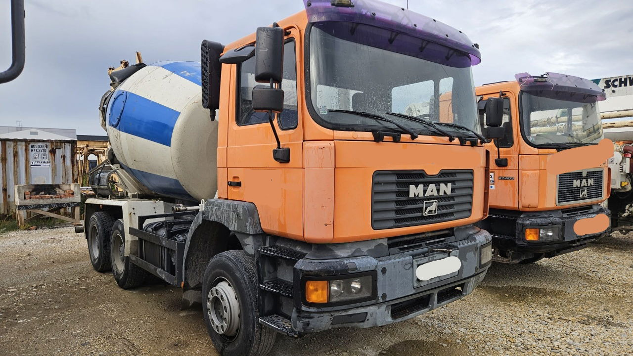 MAN FE 410A 8x4 mixer - 7m3 - euro 3 - Автобетоносмеситель: фото 2 MAN FE 410A 8x4 mixer - 7m3 - euro 3 - Автобетоносмеситель: фото 2