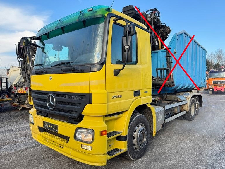 Mercedes-Benz Actros 2546 6x2 abroll - retarder - front spring - Грузовик-контейнеровоз/ Сменный кузов: фото 1 Mercedes-Benz Actros 2546 6x2 abroll - retarder - front spring - Грузовик-контейнеровоз/ Сменный кузов: фото 1