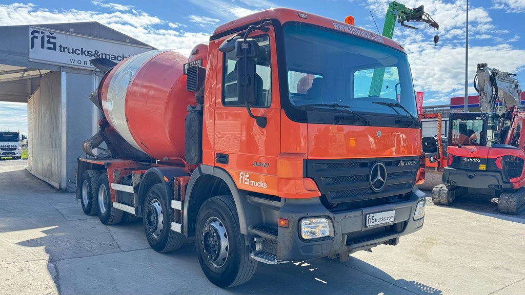 Mercedes-Benz Actros 3241 8x4 mixer 9m3 - Автобетоносмеситель: фото 3 Mercedes-Benz Actros 3241 8x4 mixer 9m3 - Автобетоносмеситель: фото 3