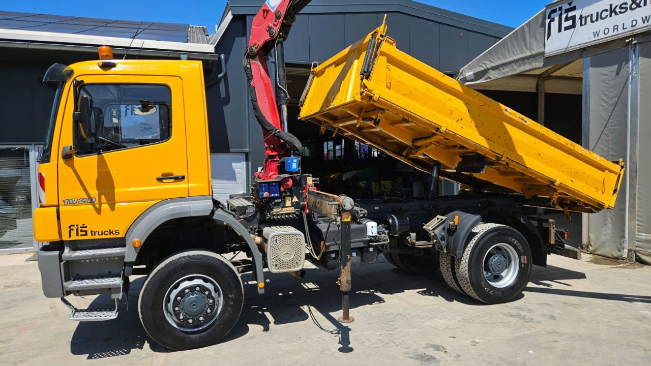 Mercedes-Benz Atego 1828 AK meiller tipper 4x4 - crane 9.5M - remote control - Самосвал: фото 3 Mercedes-Benz Atego 1828 AK meiller tipper 4x4 - crane 9.5M - remote control - Самосвал: фото 3