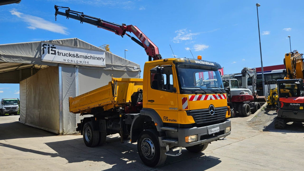Mercedes-Benz Atego 1828 AK meiller tipper 4x4 - crane 9.5M - remote control - Самосвал: фото 2 Mercedes-Benz Atego 1828 AK meiller tipper 4x4 - crane 9.5M - remote control - Самосвал: фото 2
