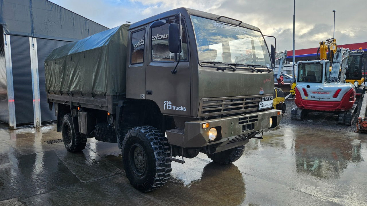 Steyr 12M18 4X4 stake body - truck - Тентованный грузовик: фото 2 Steyr 12M18 4X4 stake body - truck - Тентованный грузовик: фото 2