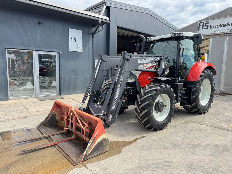 Steyr 6140 Profi 4x4 aut. arm + bucket - Трактор: фото 1 Steyr 6140 Profi 4x4 aut. arm + bucket - Трактор: фото 1