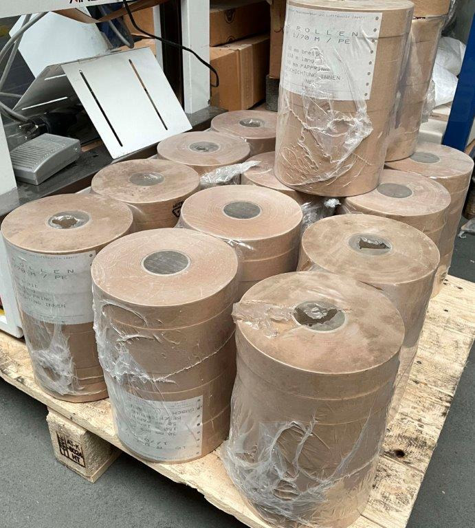 Banding paper for Akebono, COM, Busch table banding machine - Упаковочное оборудование: фото 1 Banding paper for Akebono, COM, Busch table banding machine - Упаковочное оборудование: фото 1