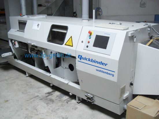 Perfect Binder WOHLENBERG QUICKBINDER with PUR and Gazingunit - Переплетная машина: фото 1 Perfect Binder WOHLENBERG QUICKBINDER with PUR and Gazingunit - Переплетная машина: фото 1