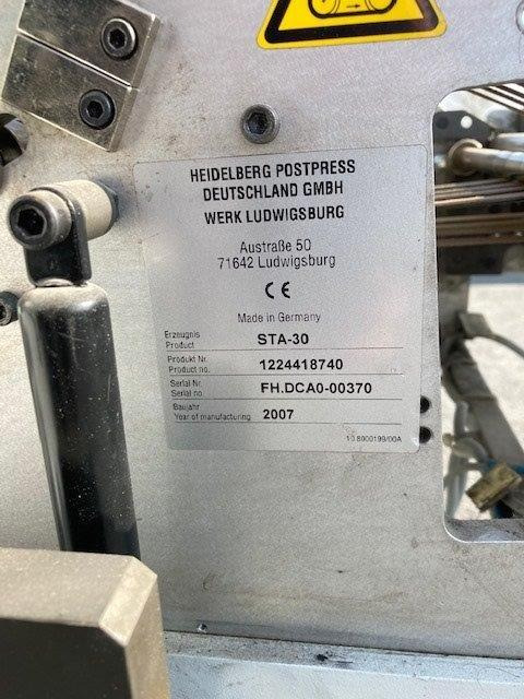 Small Sized Pharmaceutical pocket folding Machine HEIDELBERG STAHLFOLDER Ti 36-6-F-T with STA-30 and additional Kbi-36 crossfold - Фальцовщик: фото 4 Small Sized Pharmaceutical pocket folding Machine HEIDELBERG STAHLFOLDER Ti 36-6-F-T with STA-30 and additional Kbi-36 crossfold - Фальцовщик: фото 4