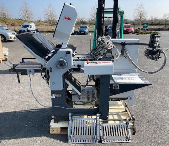 Small Sized Pharmaceutical pocket folding Machine HEIDELBERG STAHLFOLDER Ti 36-6-F-T with STA-30 and additional Kbi-36 crossfold - Фальцовщик: фото 1 Small Sized Pharmaceutical pocket folding Machine HEIDELBERG STAHLFOLDER Ti 36-6-F-T with STA-30 and additional Kbi-36 crossfold - Фальцовщик: фото 1