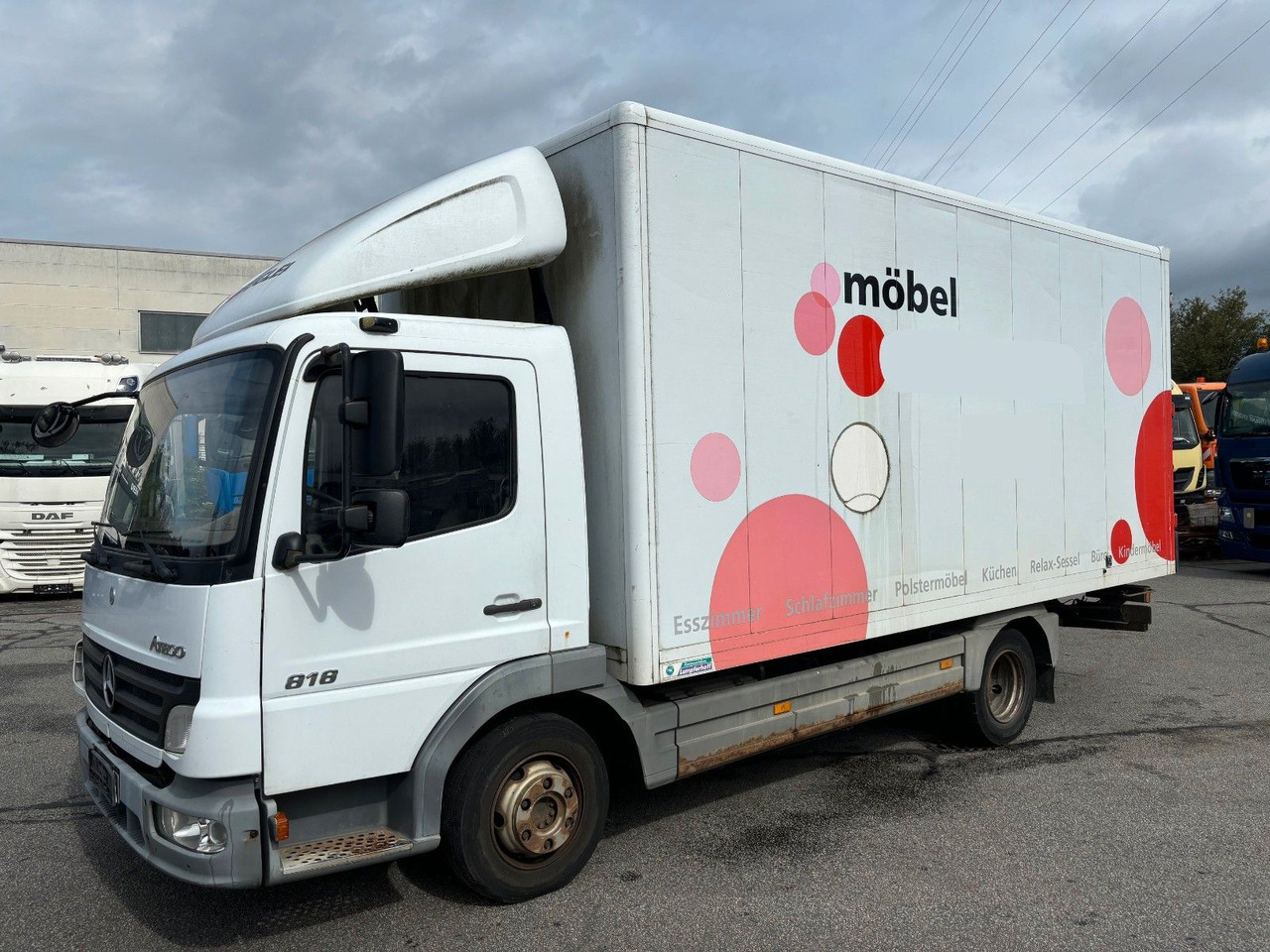 Mercedes-Benz 818 Kurze Radstand Blattfederung - Фургон с закрытым кузовом: фото 5 Mercedes-Benz 818 Kurze Radstand Blattfederung - Фургон с закрытым кузовом: фото 5