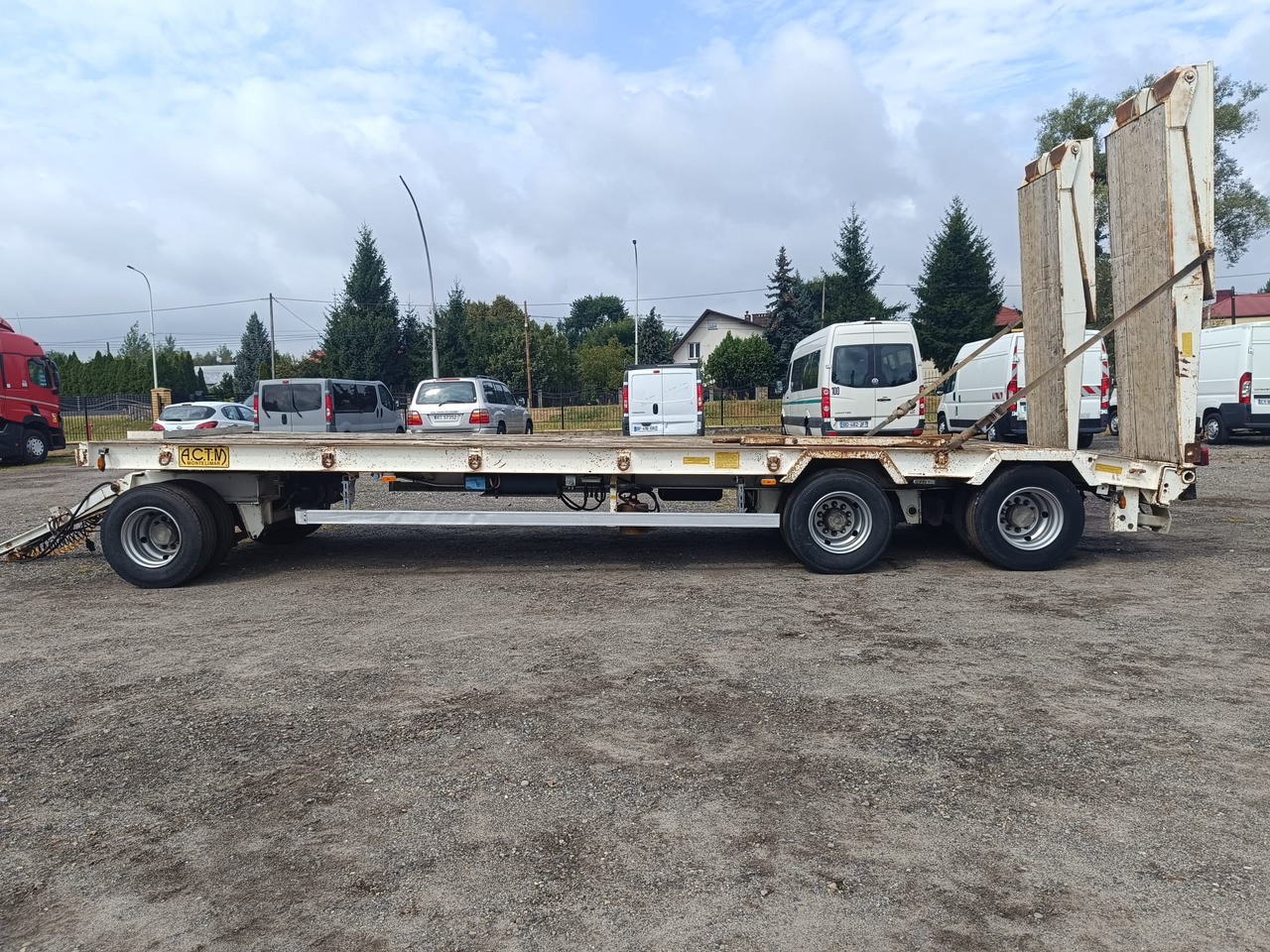 ACTM 3 osie  8m x 2,55 m lad 25 T - Низкорамный прицеп: фото 4 ACTM 3 osie  8m x 2,55 m lad 25 T - Низкорамный прицеп: фото 4