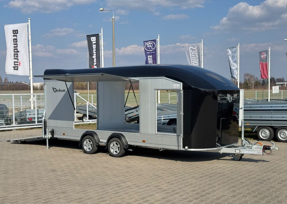 DEBON Debon C2000 - zamknięta przyczepa do przewozu aut, 550 x 215 cm, 3500kg, felgi ALU, wciągarka elektryczna - Прицеп-автовоз: фото 2 DEBON Debon C2000 - zamknięta przyczepa do przewozu aut, 550 x 215 cm, 3500kg, felgi ALU, wciągarka elektryczna - Прицеп-автовоз: фото 2